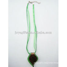 high quality Lampwork Glass Pendant Necklace Lampwork glass Necklace earring drop pendant with wax cord